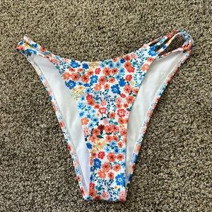 SHEIN Red and Blue Bikini Swimwear